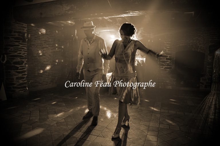 Première danse de mariage thème années 20 CF Photographe