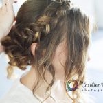 préparatifs coiffure de la mariée tresse chignon CF Photographe